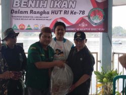 GA ADA KERJAAN! PAC GP ANSOR CILODONG TEBAR 7800 BENIH IKAN DI SETU CILODONG